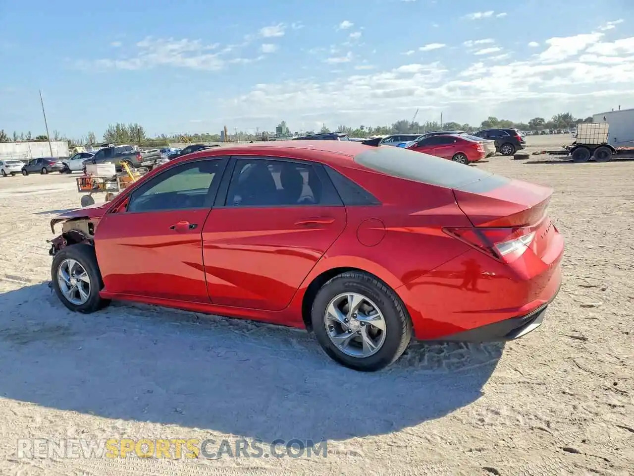 2 Photograph of a damaged car 5NPLL4AG2MH042508 HYUNDAI ELANTRA 2021