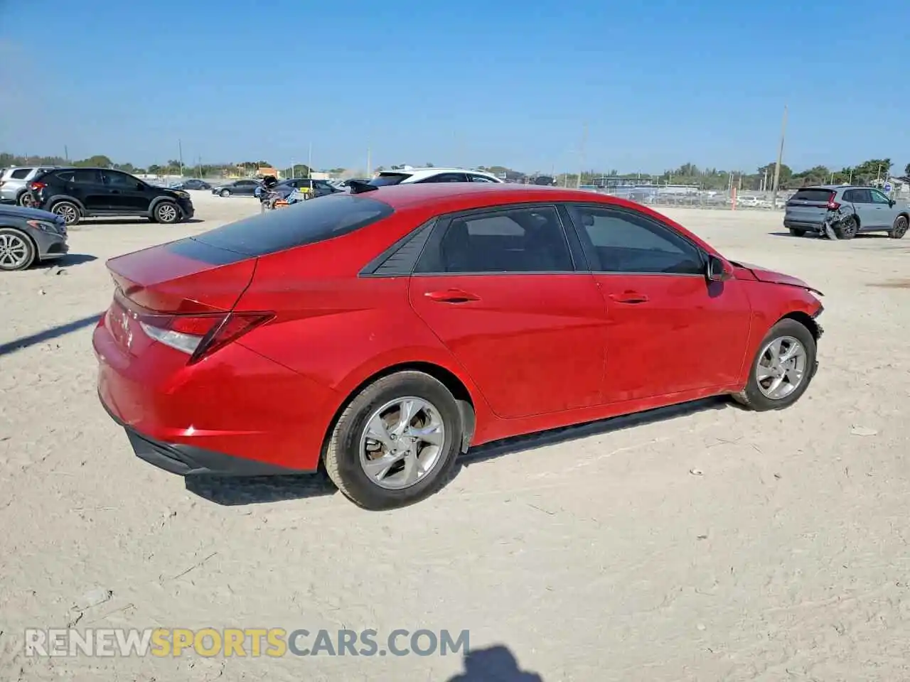 3 Photograph of a damaged car 5NPLL4AG2MH042508 HYUNDAI ELANTRA 2021