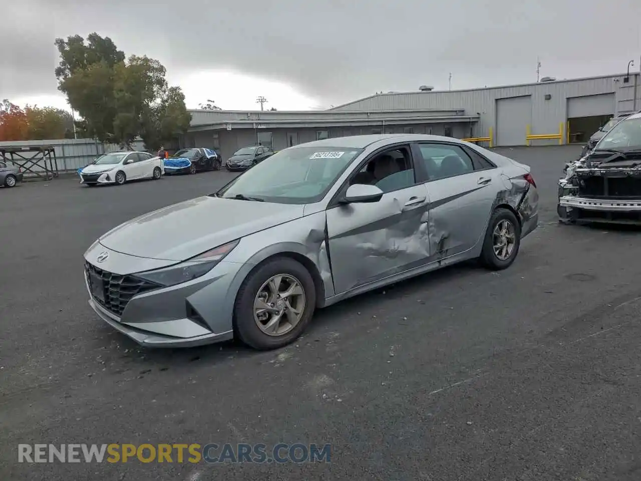 1 Photograph of a damaged car 5NPLL4AG2MH044422 HYUNDAI ELANTRA 2021