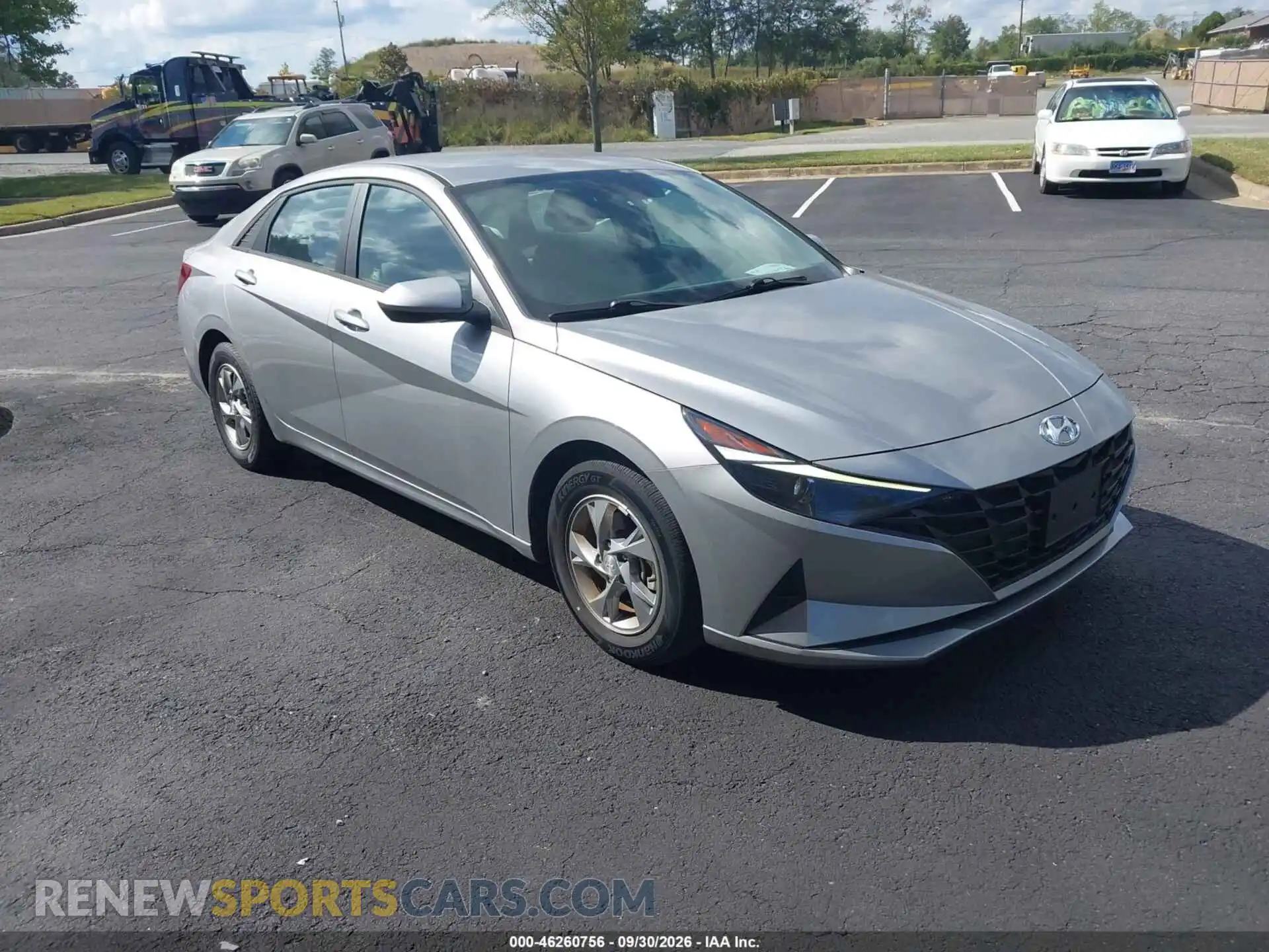1 Photograph of a damaged car 5NPLL4AG2MH045179 HYUNDAI ELANTRA 2021