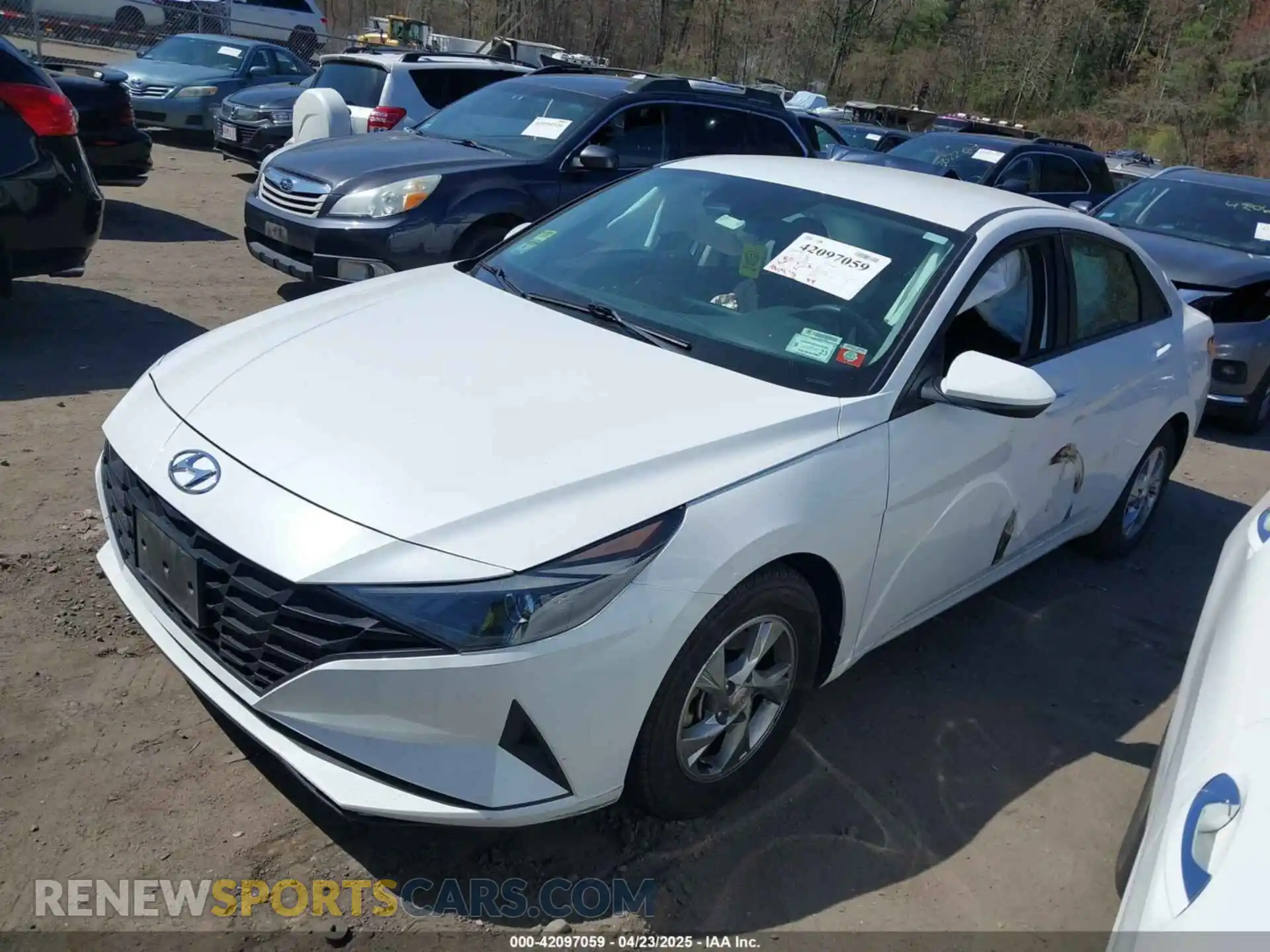 2 Photograph of a damaged car 5NPLL4AG2MH045859 HYUNDAI ELANTRA 2021