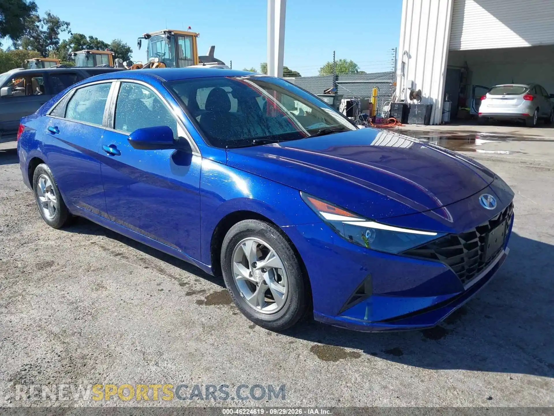 1 Photograph of a damaged car 5NPLL4AG2MH045988 HYUNDAI ELANTRA 2021
