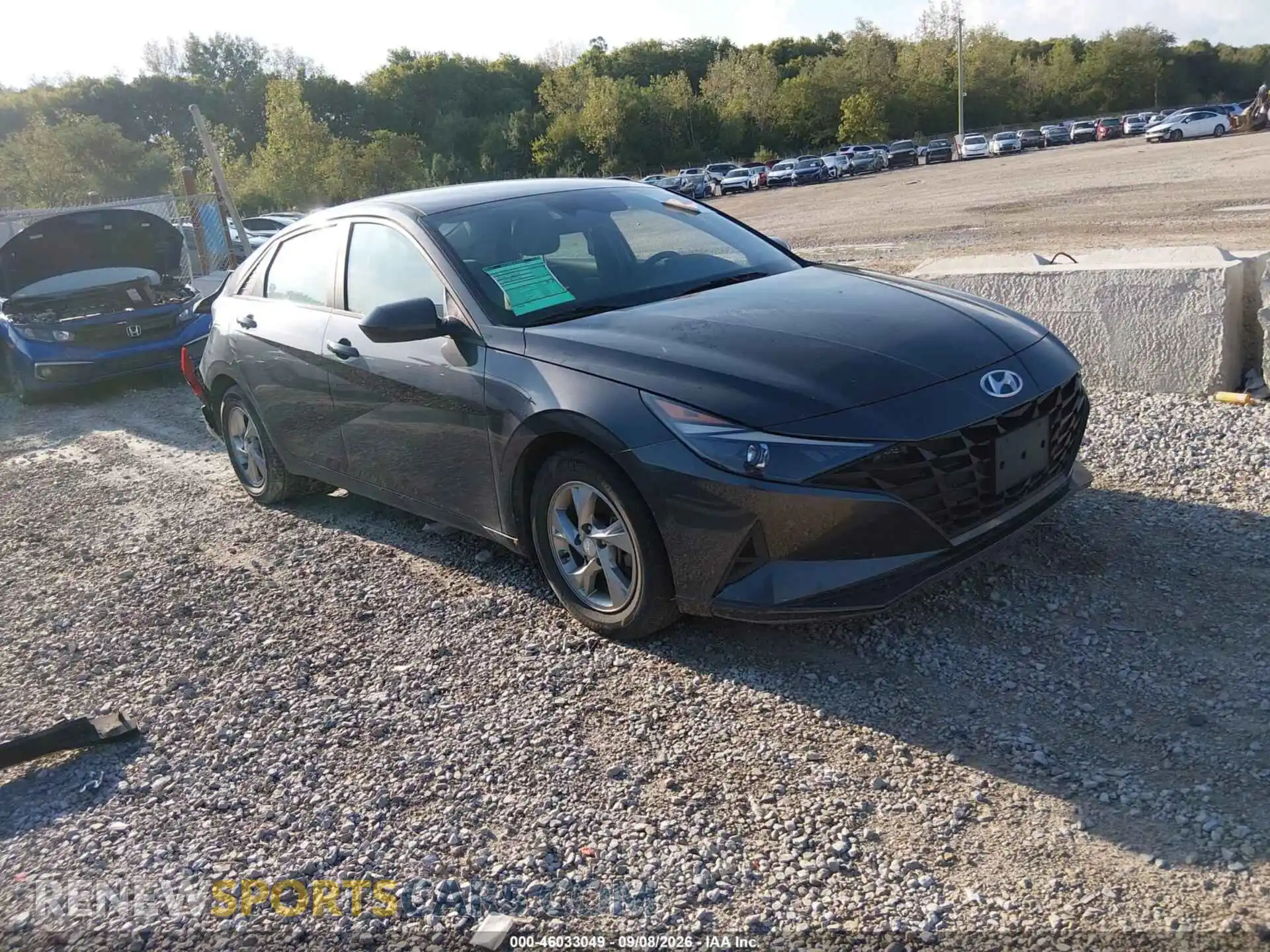 1 Photograph of a damaged car 5NPLL4AG2MH049345 HYUNDAI ELANTRA 2021