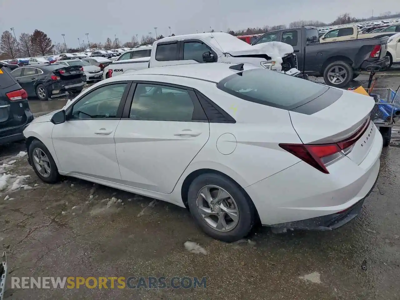 2 Photograph of a damaged car 5NPLL4AG2MH050141 HYUNDAI ELANTRA 2021
