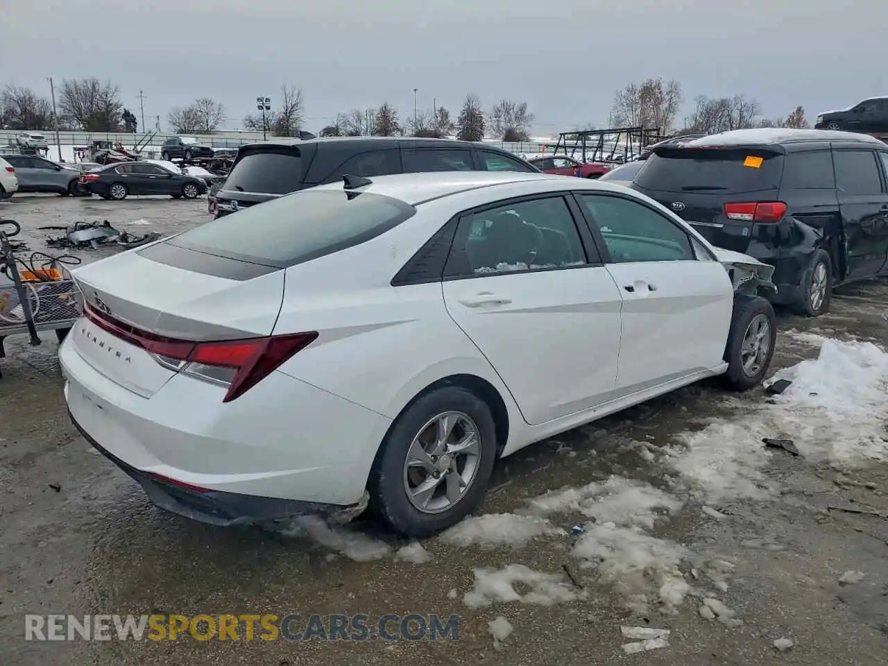 3 Photograph of a damaged car 5NPLL4AG2MH050141 HYUNDAI ELANTRA 2021
