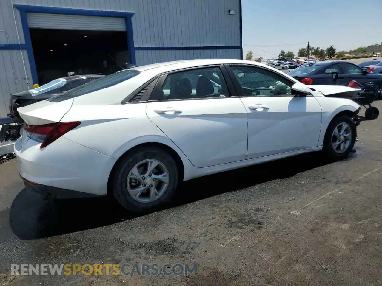 3 fotografías del automóvil dañado 5NPLL4AG2MH050673 HYUNDAI ELANTRA 2021