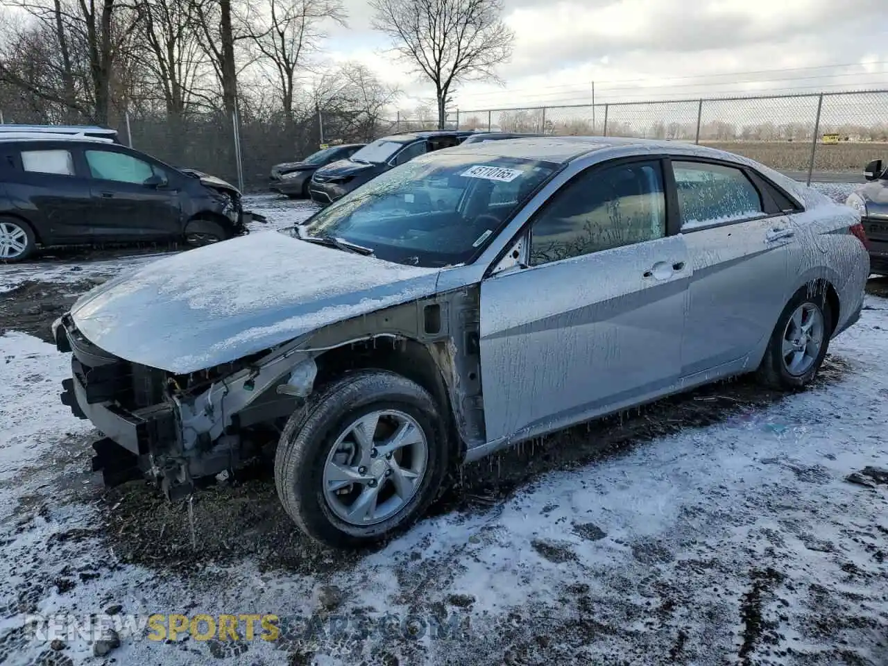 1 Photograph of a damaged car 5NPLL4AG2MH052097 HYUNDAI ELANTRA 2021