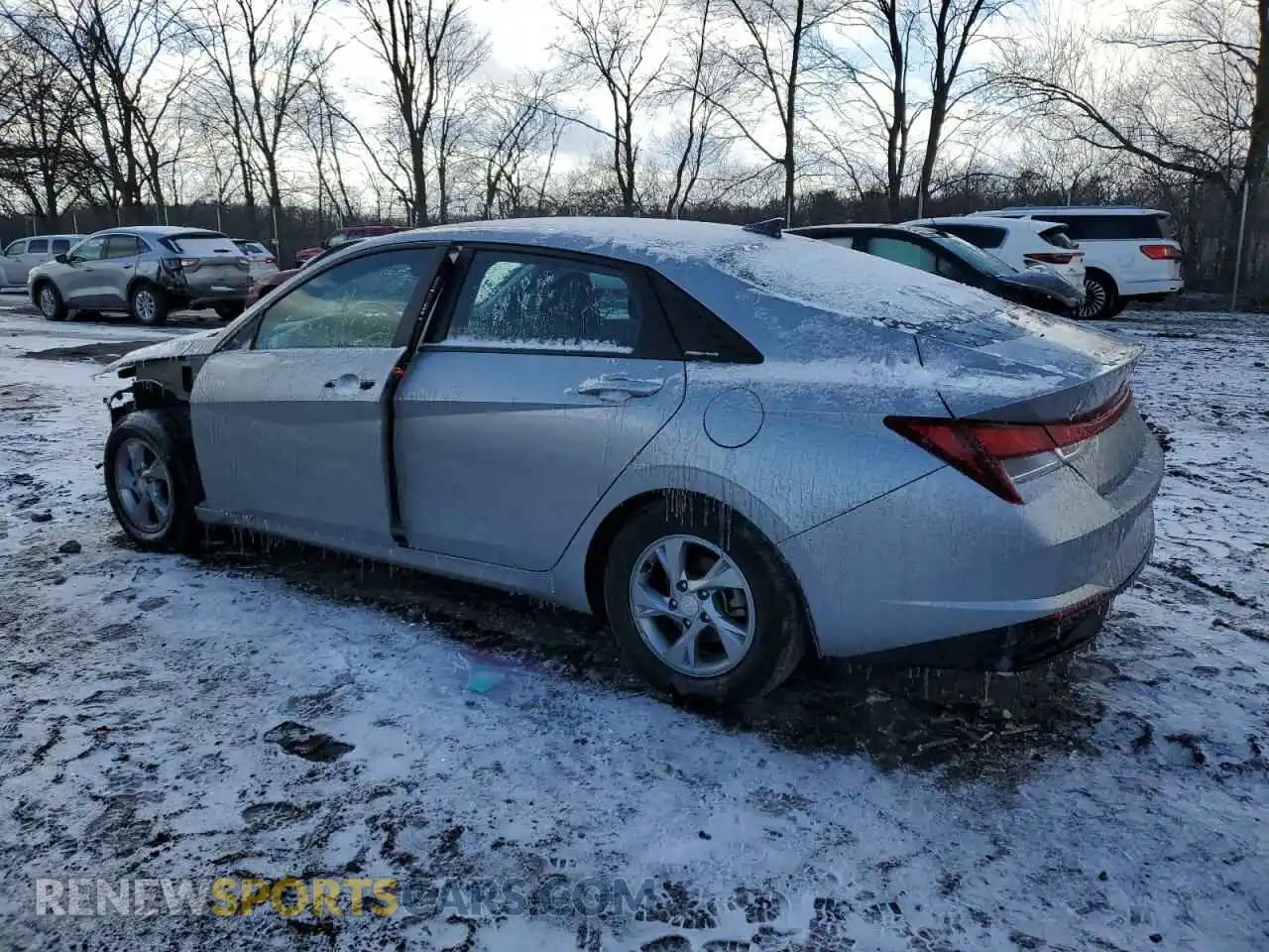 2 Photograph of a damaged car 5NPLL4AG2MH052097 HYUNDAI ELANTRA 2021