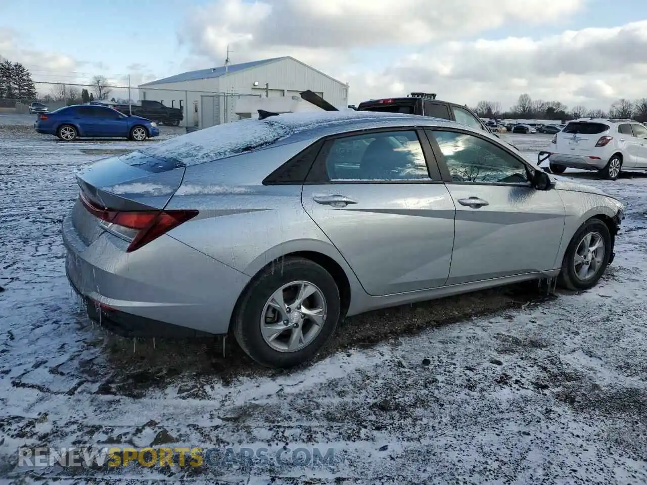 3 Photograph of a damaged car 5NPLL4AG2MH052097 HYUNDAI ELANTRA 2021