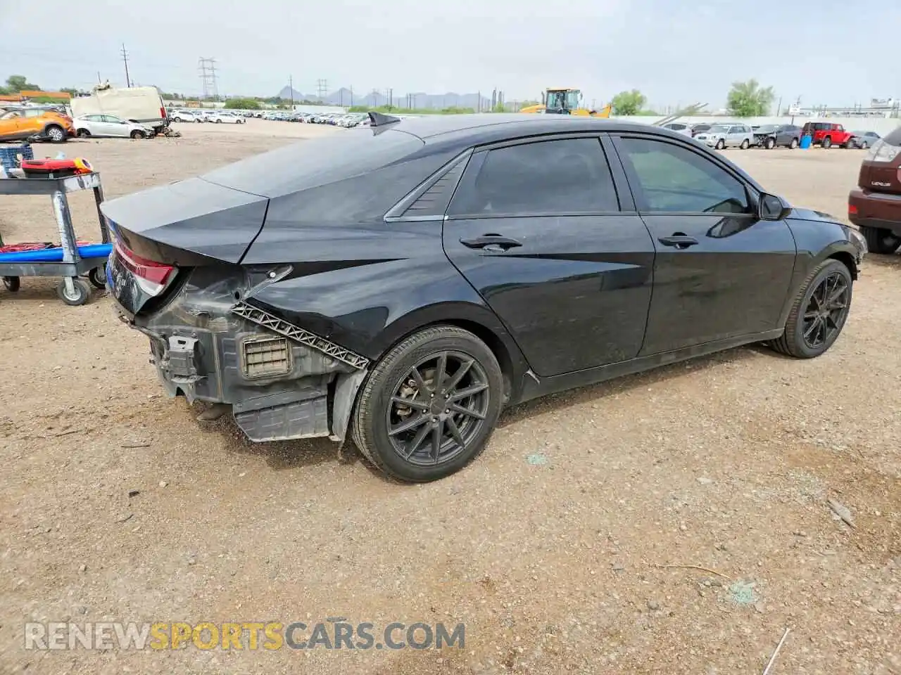 3 Photograph of a damaged car 5NPLL4AG3MH013776 HYUNDAI ELANTRA 2021