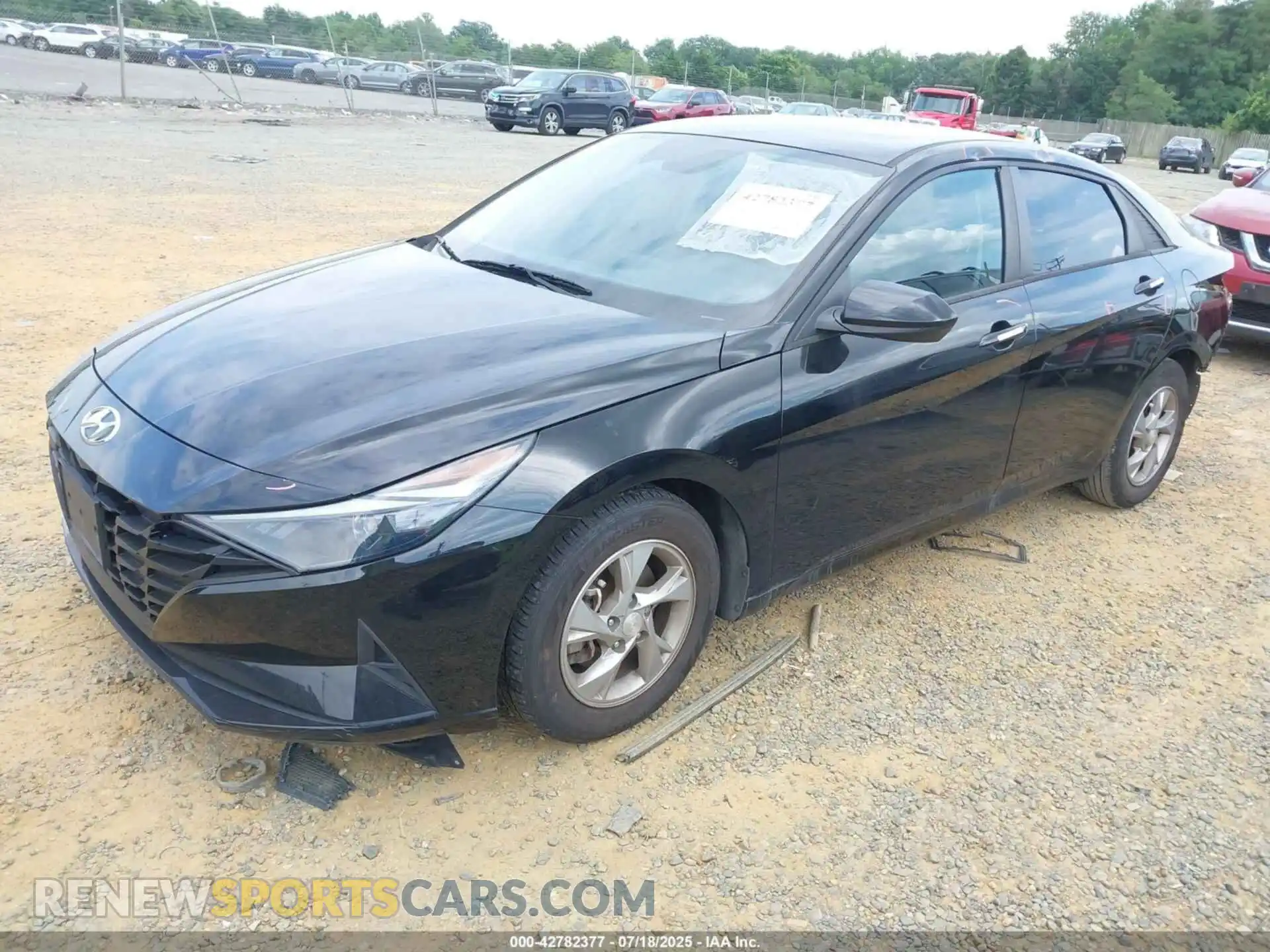 2 Photograph of a damaged car 5NPLL4AG3MH014264 HYUNDAI ELANTRA 2021
