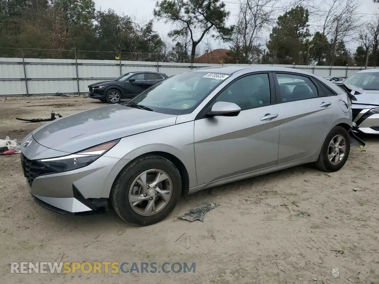1 Photograph of a damaged car 5NPLL4AG3MH014359 HYUNDAI ELANTRA 2021
