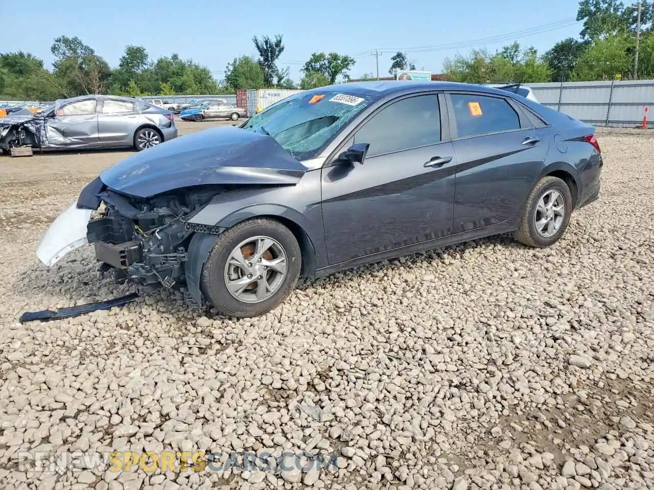 1 Photograph of a damaged car 5NPLL4AG3MH017679 HYUNDAI ELANTRA 2021