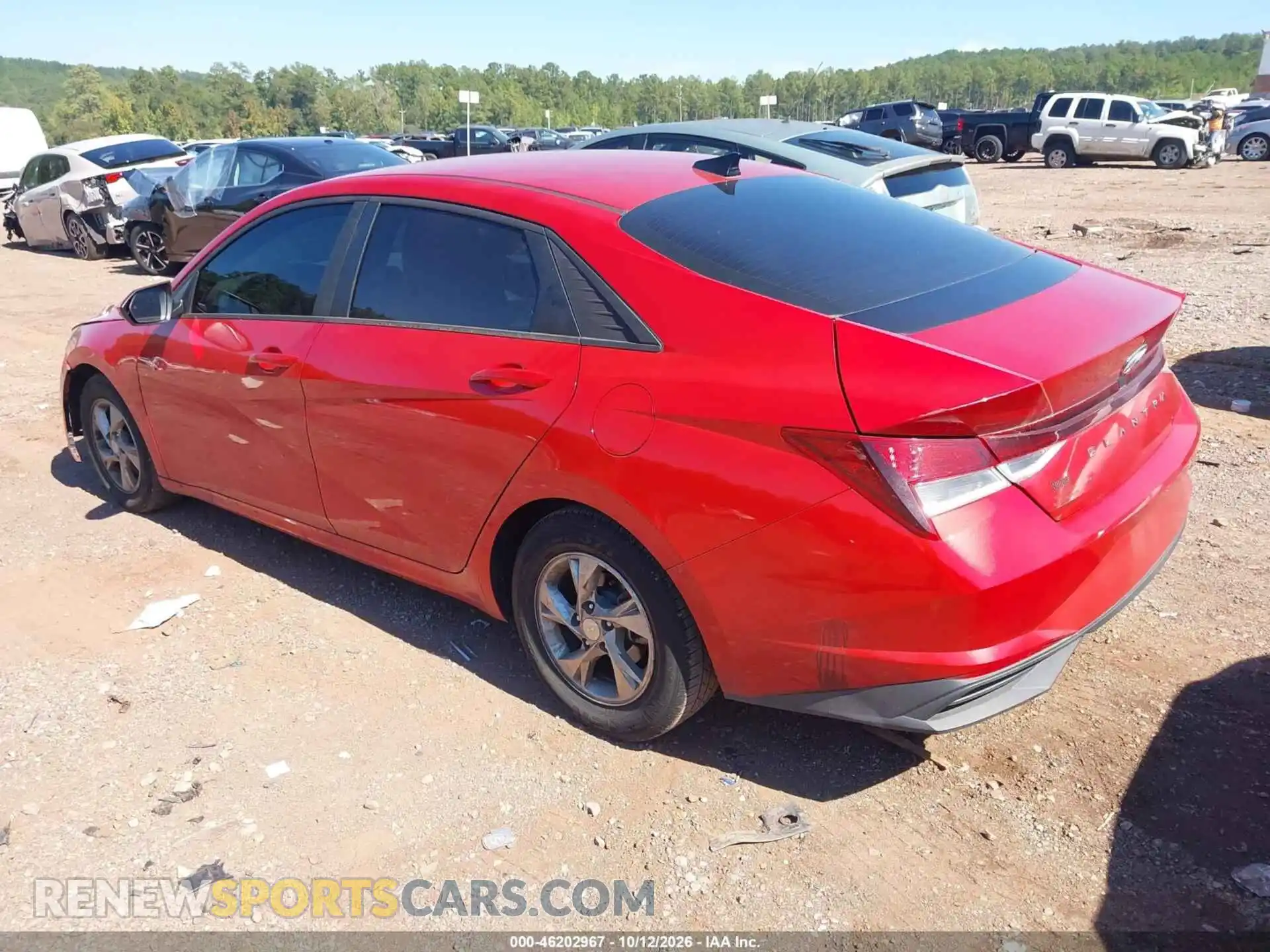 3 Photograph of a damaged car 5NPLL4AG3MH018492 HYUNDAI ELANTRA 2021