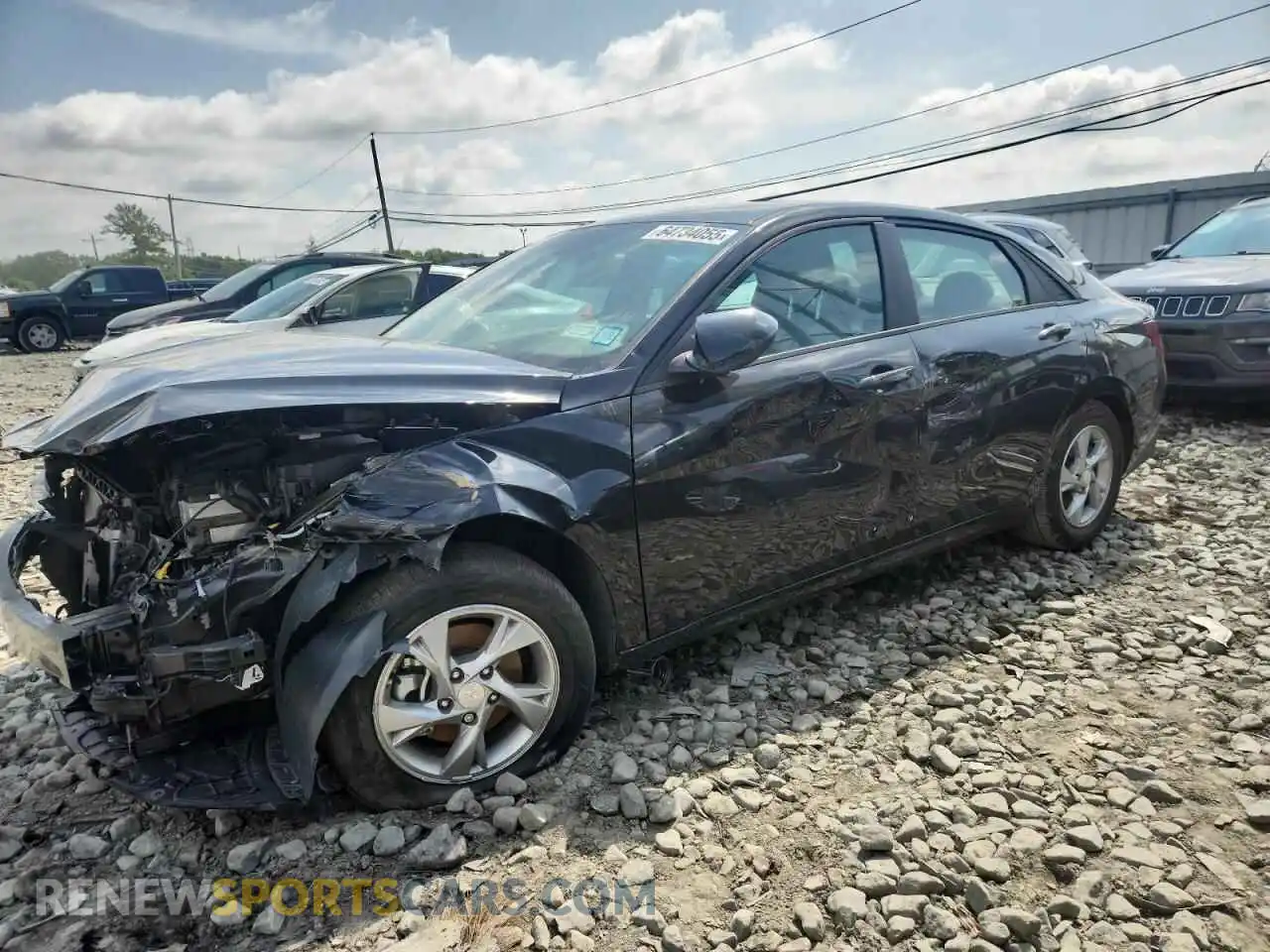 1 Photograph of a damaged car 5NPLL4AG3MH021117 HYUNDAI ELANTRA 2021