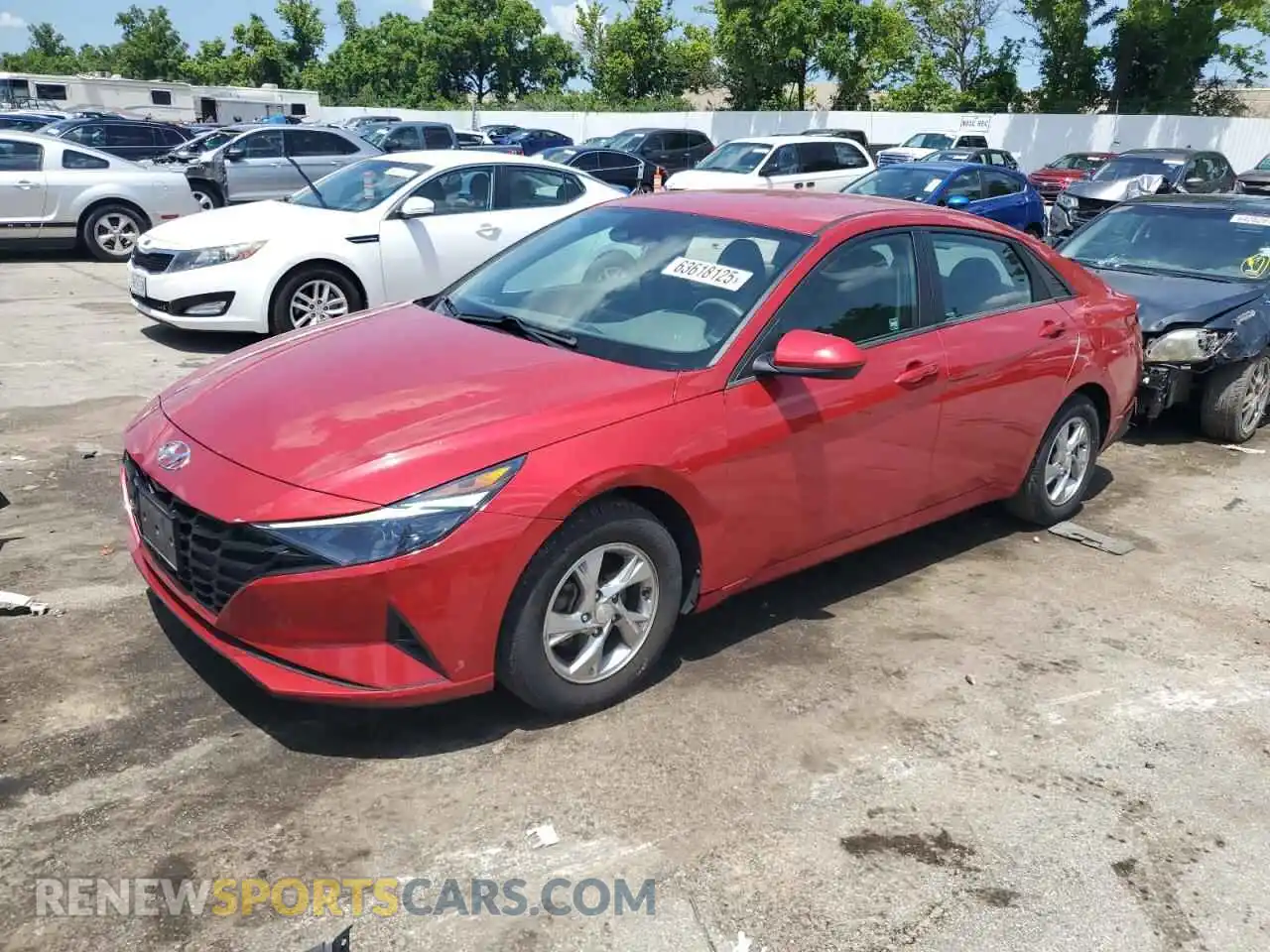 1 Фотография поврежденного автомобиля 5NPLL4AG3MH034871 HYUNDAI ELANTRA 2021