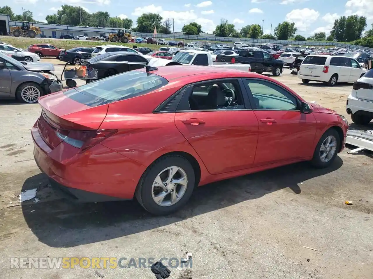 3 Фотография поврежденного автомобиля 5NPLL4AG3MH034871 HYUNDAI ELANTRA 2021