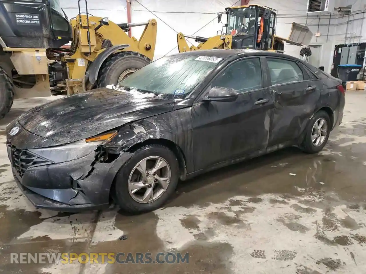 1 Photograph of a damaged car 5NPLL4AG3MH037754 HYUNDAI ELANTRA 2021