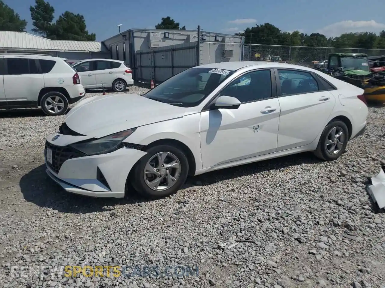 1 Photograph of a damaged car 5NPLL4AG3MH047796 HYUNDAI ELANTRA 2021