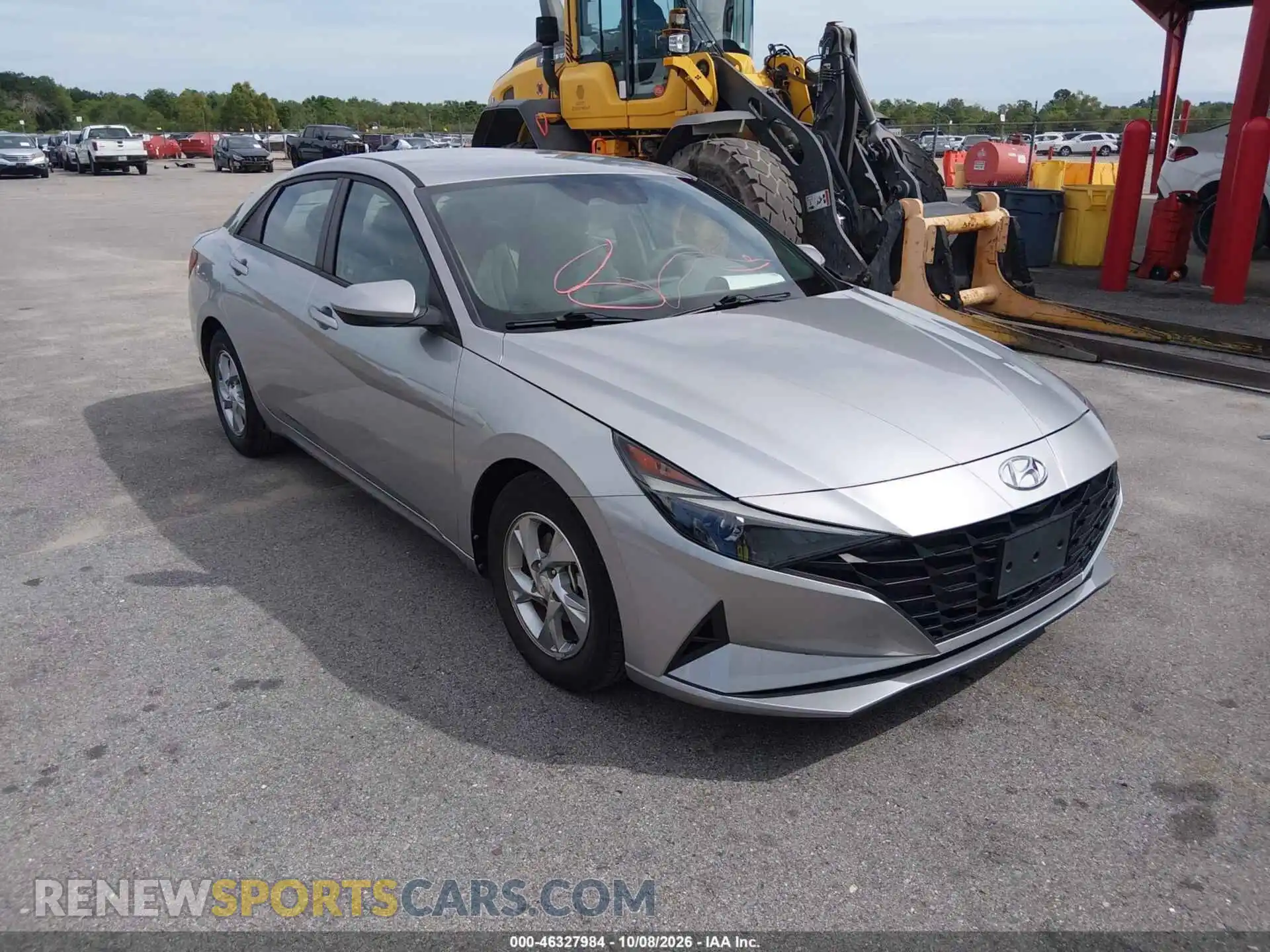 1 Photograph of a damaged car 5NPLL4AG3MH048110 HYUNDAI ELANTRA 2021