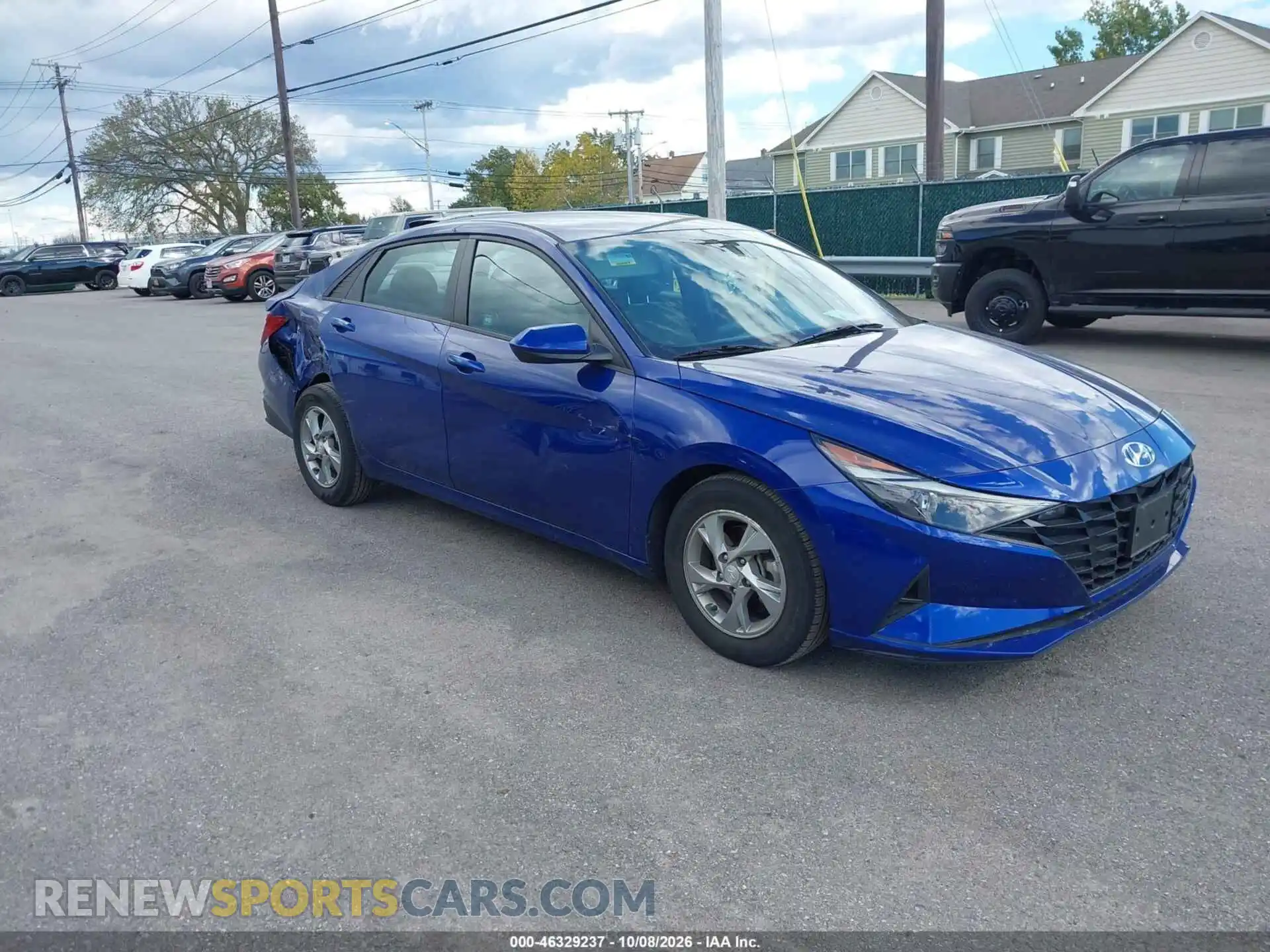 1 fotografías del automóvil dañado 5NPLL4AG3MH049399 HYUNDAI ELANTRA 2021