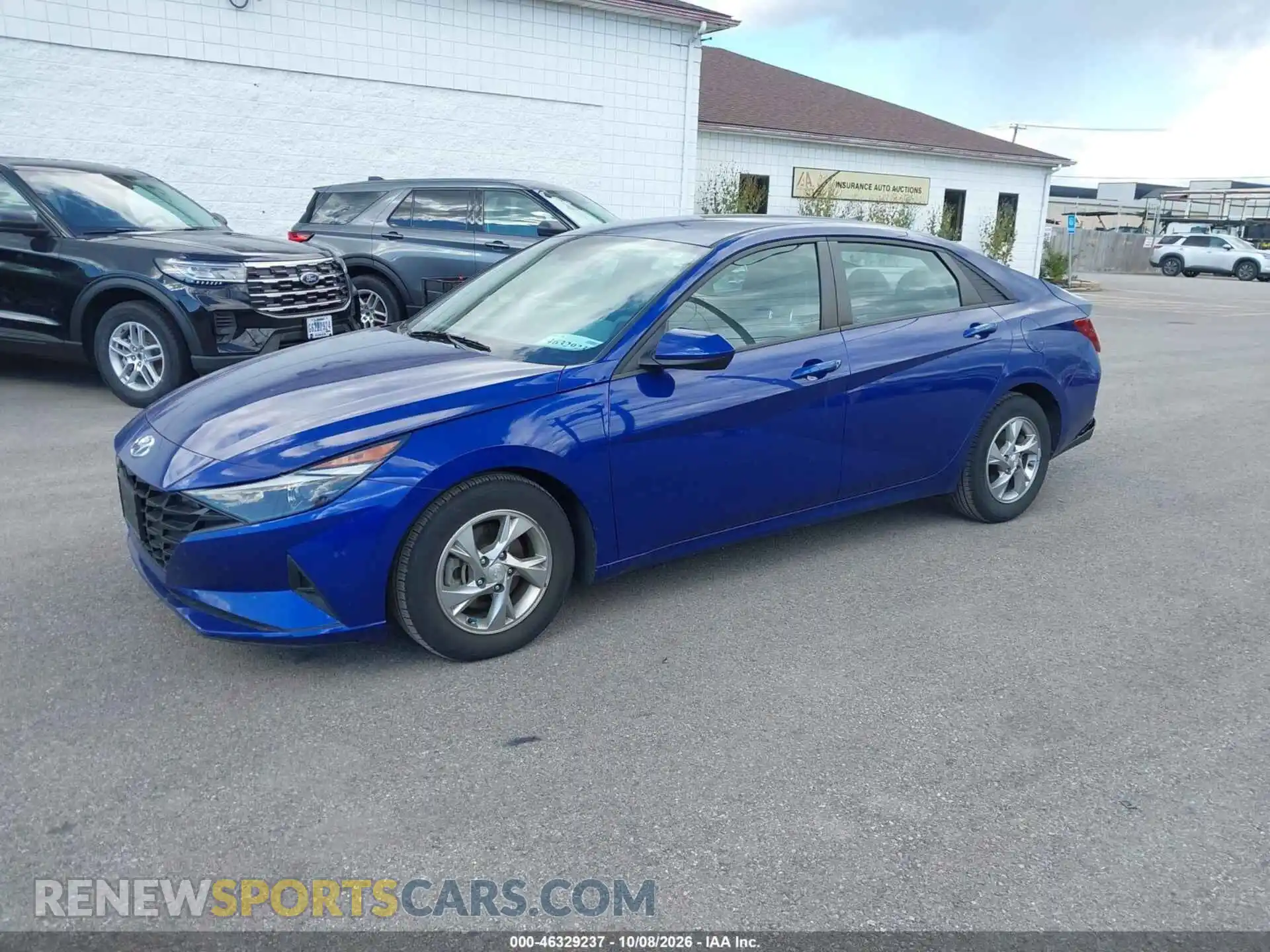 2 fotografías del automóvil dañado 5NPLL4AG3MH049399 HYUNDAI ELANTRA 2021