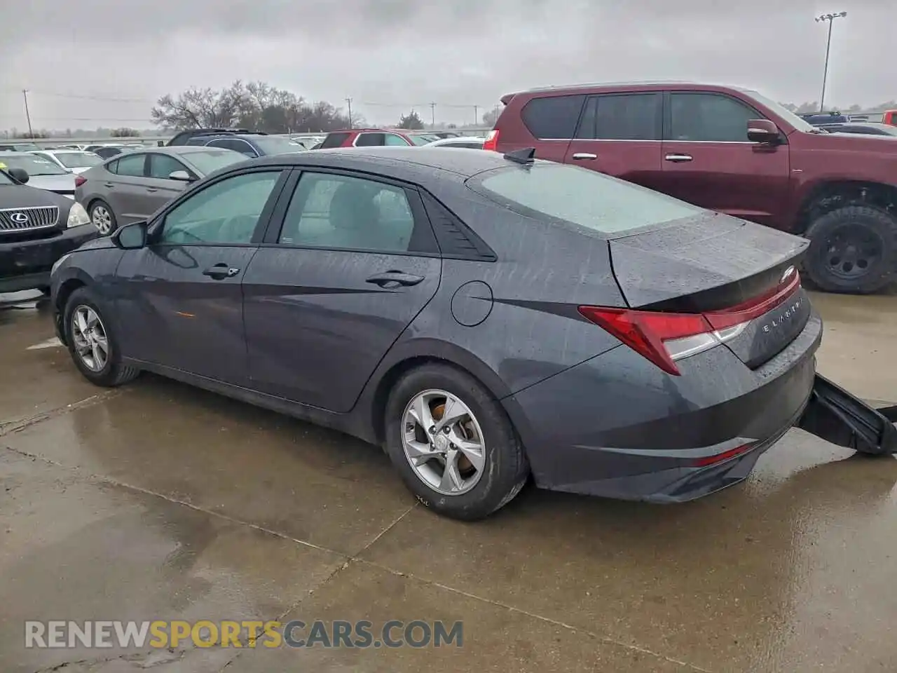 2 Photograph of a damaged car 5NPLL4AG3MH052965 HYUNDAI ELANTRA 2021
