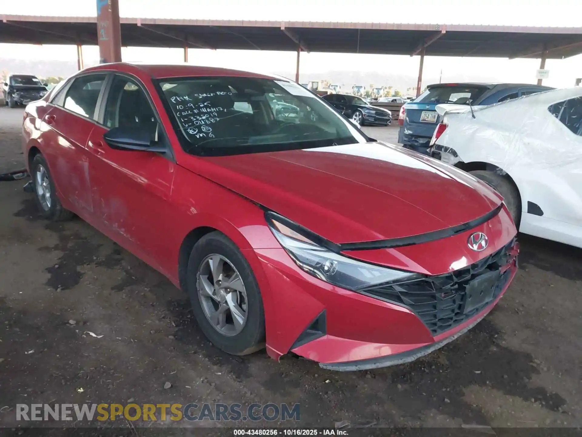 1 Photograph of a damaged car 5NPLL4AG4MH011387 HYUNDAI ELANTRA 2021