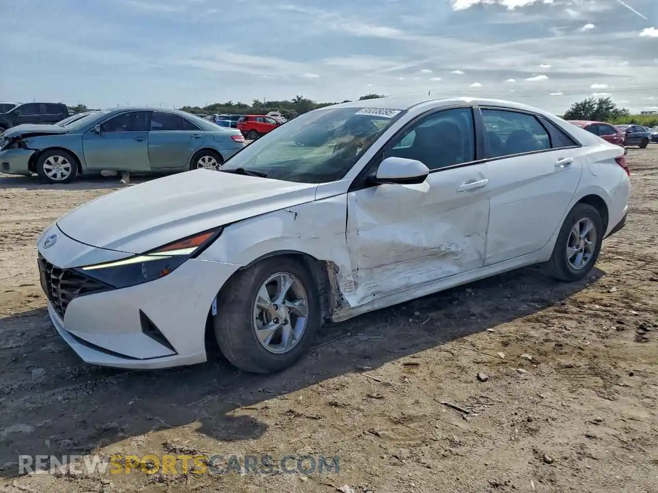 1 Photograph of a damaged car 5NPLL4AG4MH015276 HYUNDAI ELANTRA 2021