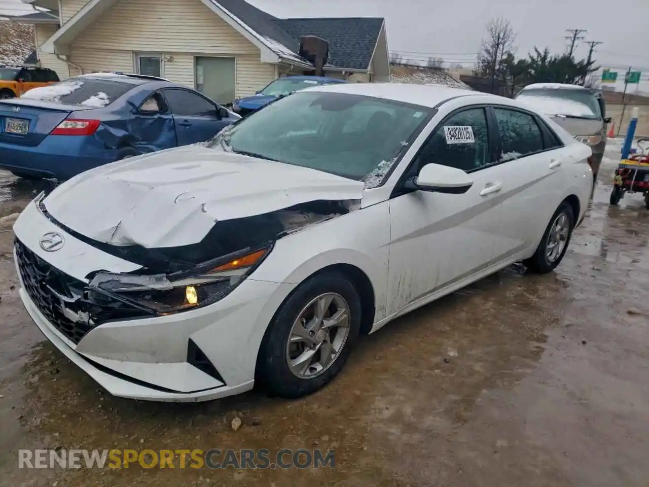 1 Photograph of a damaged car 5NPLL4AG4MH015567 HYUNDAI ELANTRA 2021