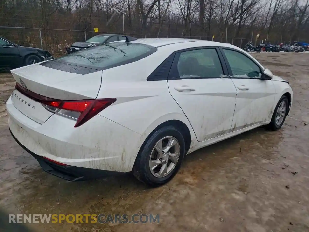 3 Photograph of a damaged car 5NPLL4AG4MH015567 HYUNDAI ELANTRA 2021