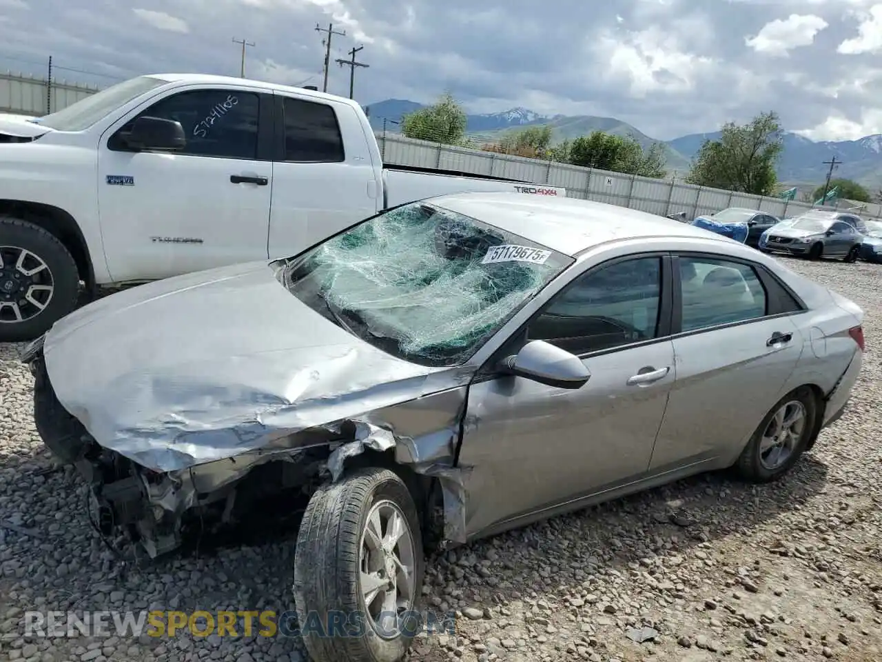 1 Photograph of a damaged car 5NPLL4AG4MH015780 HYUNDAI ELANTRA 2021