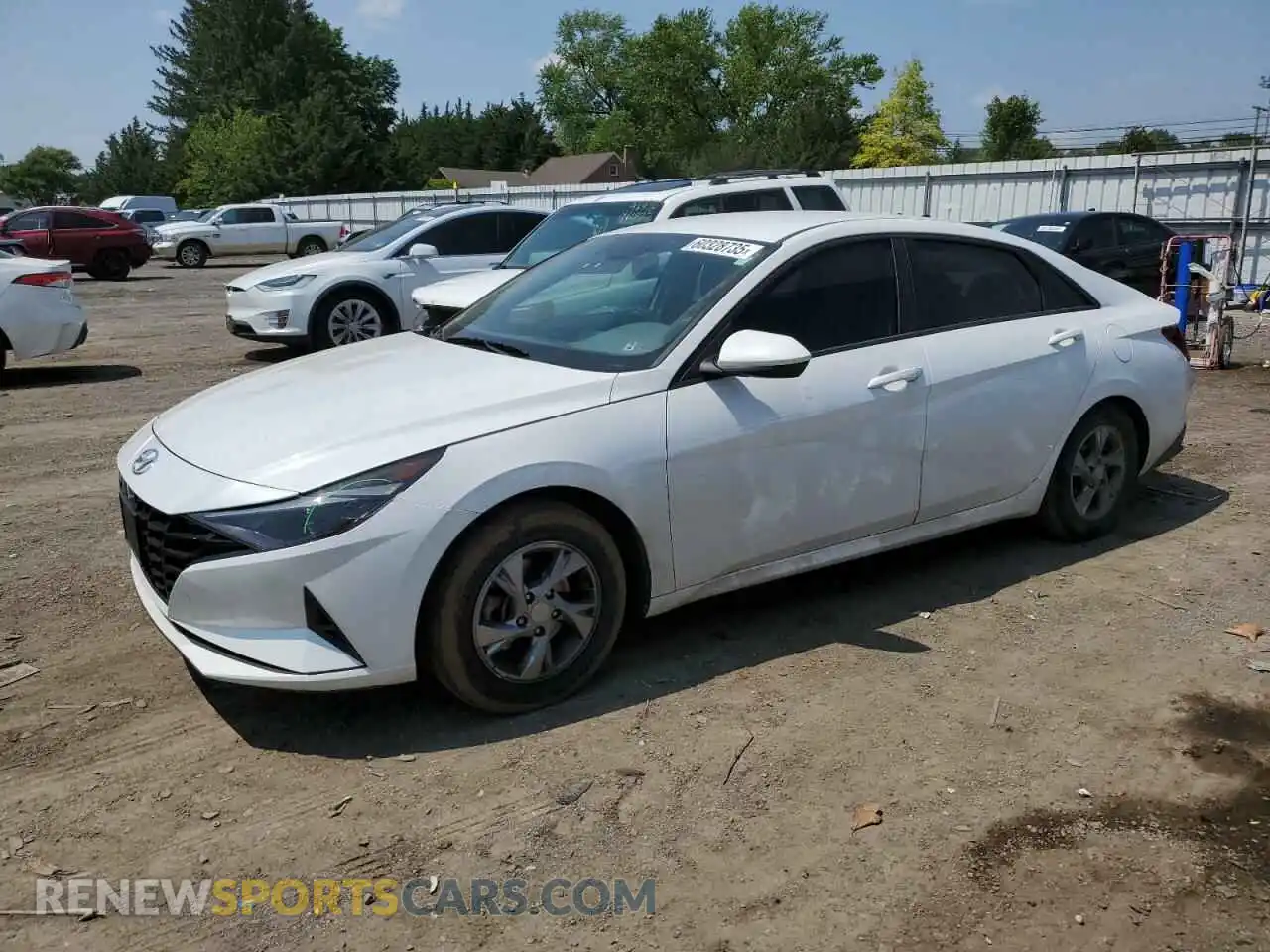 1 Photograph of a damaged car 5NPLL4AG4MH020400 HYUNDAI ELANTRA 2021