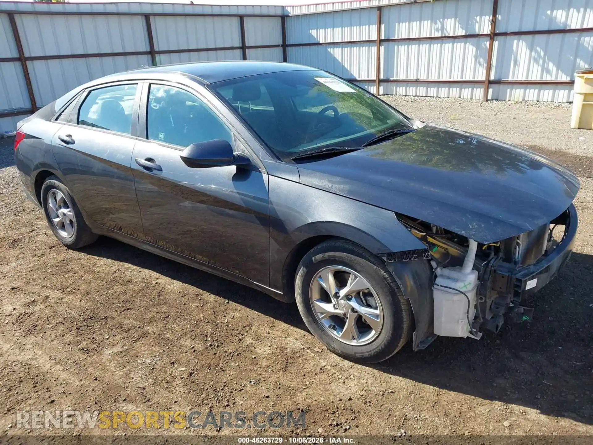 1 Photograph of a damaged car 5NPLL4AG4MH024639 HYUNDAI ELANTRA 2021
