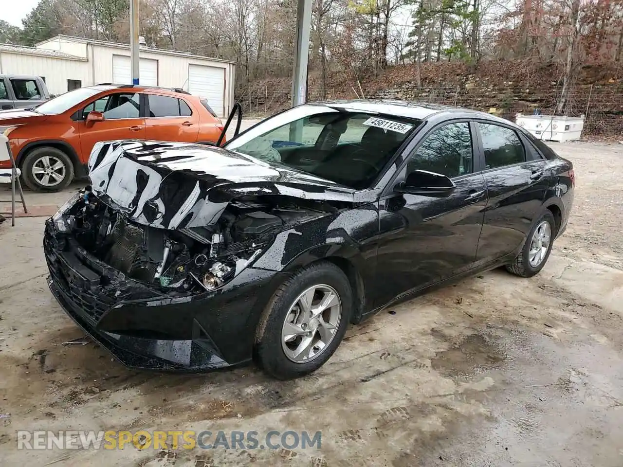 1 Photograph of a damaged car 5NPLL4AG4MH032885 HYUNDAI ELANTRA 2021