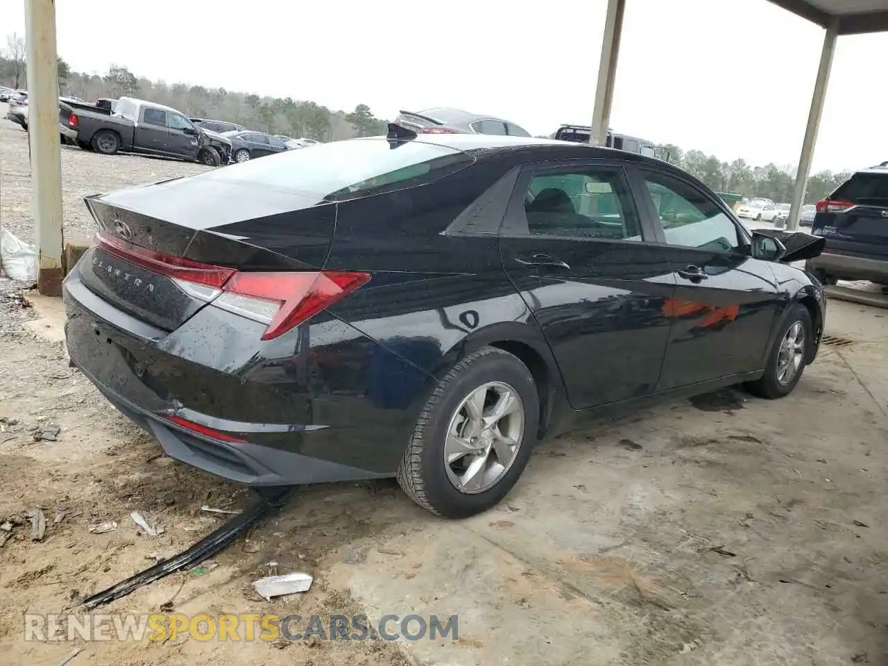 3 Photograph of a damaged car 5NPLL4AG4MH032885 HYUNDAI ELANTRA 2021