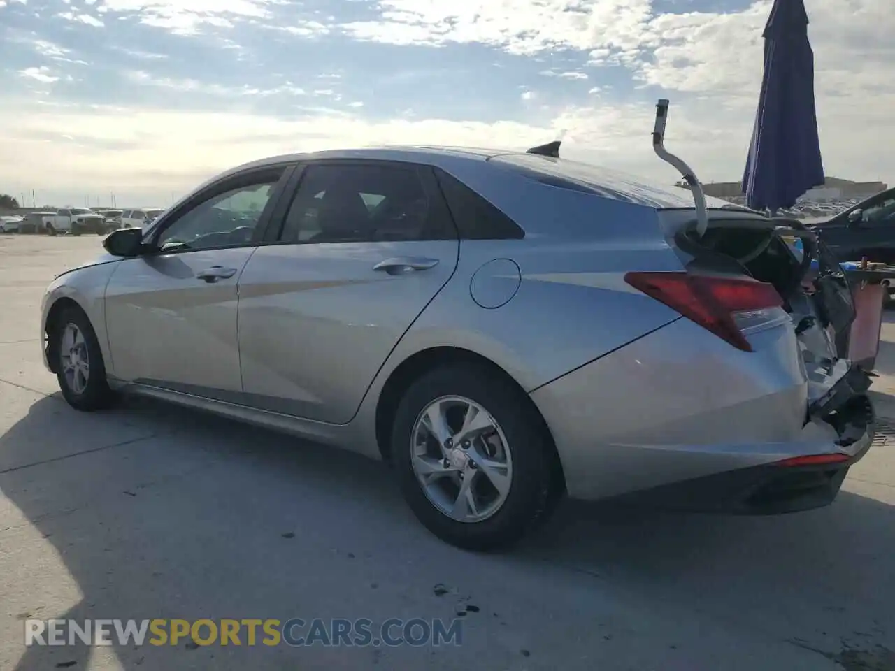 2 Photograph of a damaged car 5NPLL4AG4MH037763 HYUNDAI ELANTRA 2021