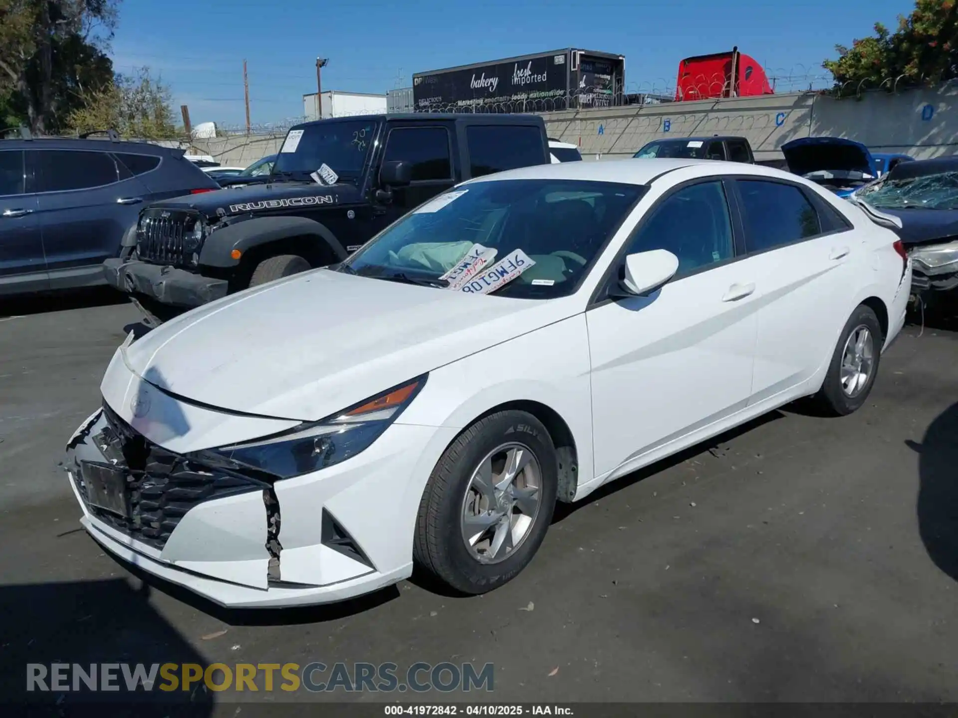 2 Photograph of a damaged car 5NPLL4AG4MH039397 HYUNDAI ELANTRA 2021