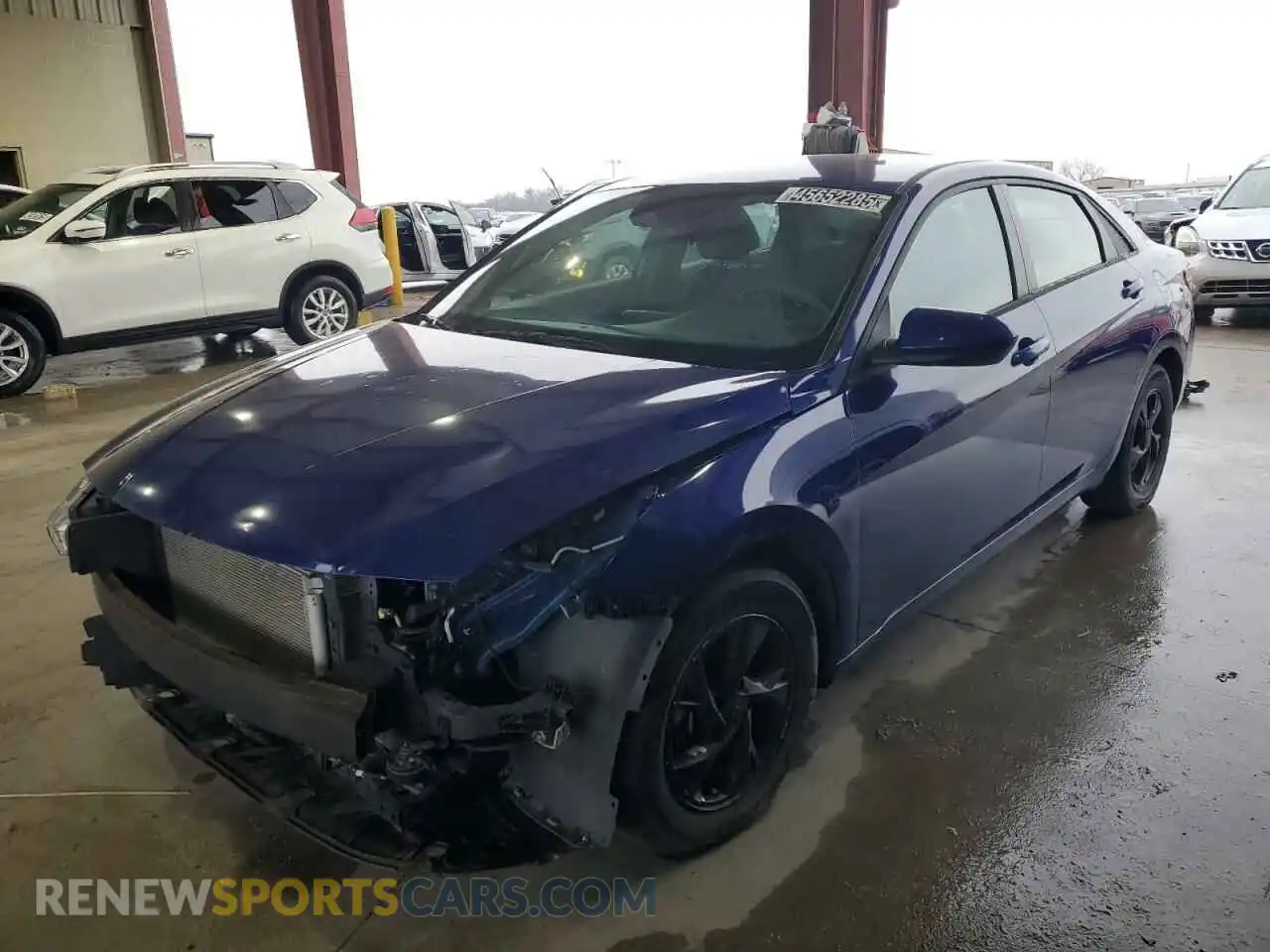 1 Photograph of a damaged car 5NPLL4AG4MH040842 HYUNDAI ELANTRA 2021