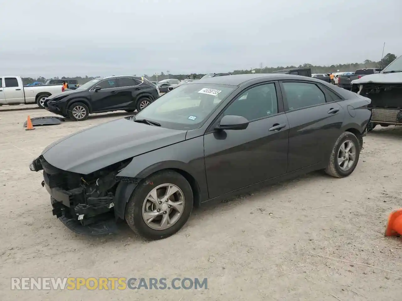 1 Photograph of a damaged car 5NPLL4AG4MH049458 HYUNDAI ELANTRA 2021