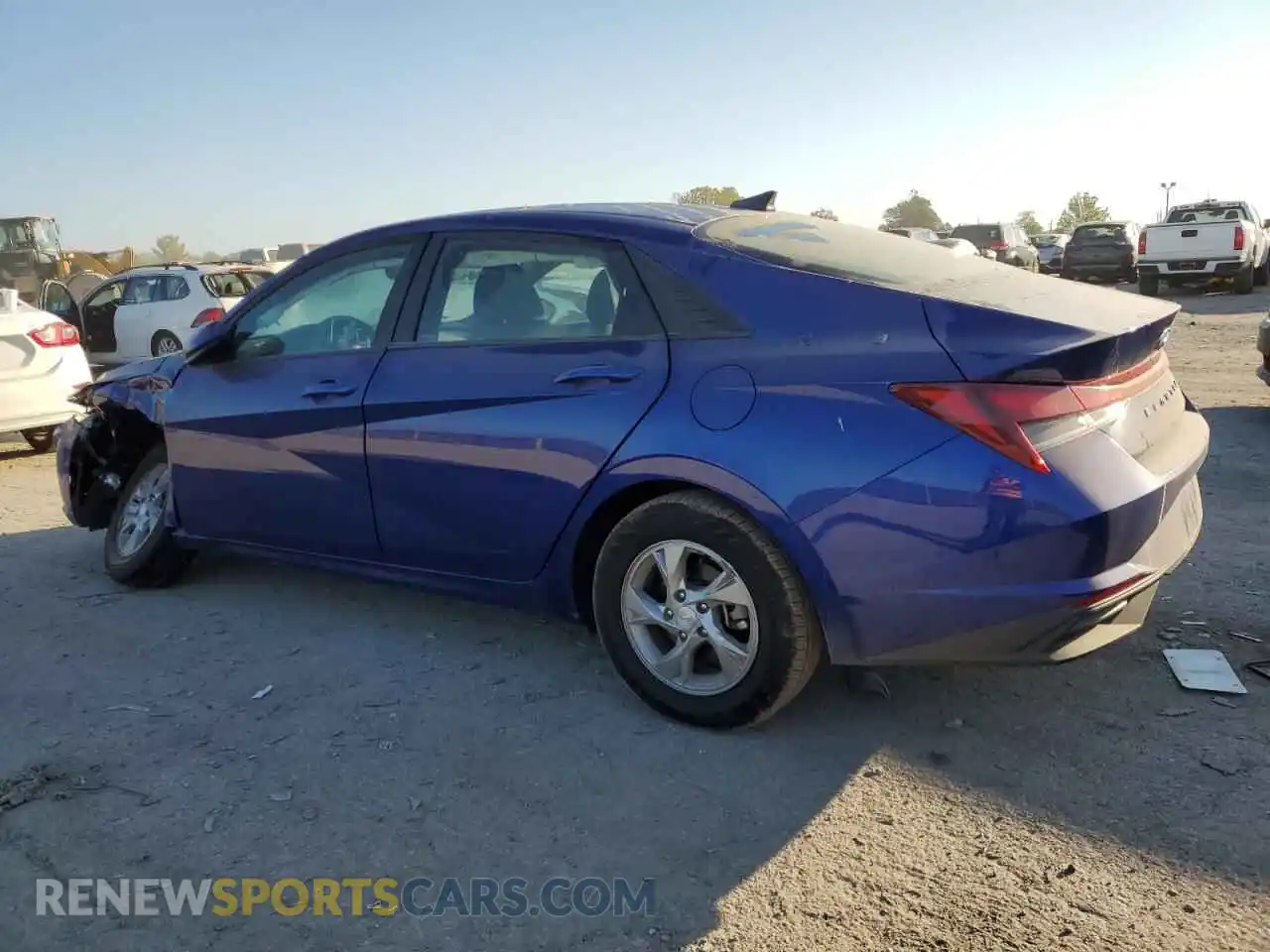 2 Photograph of a damaged car 5NPLL4AG4MH052621 HYUNDAI ELANTRA 2021
