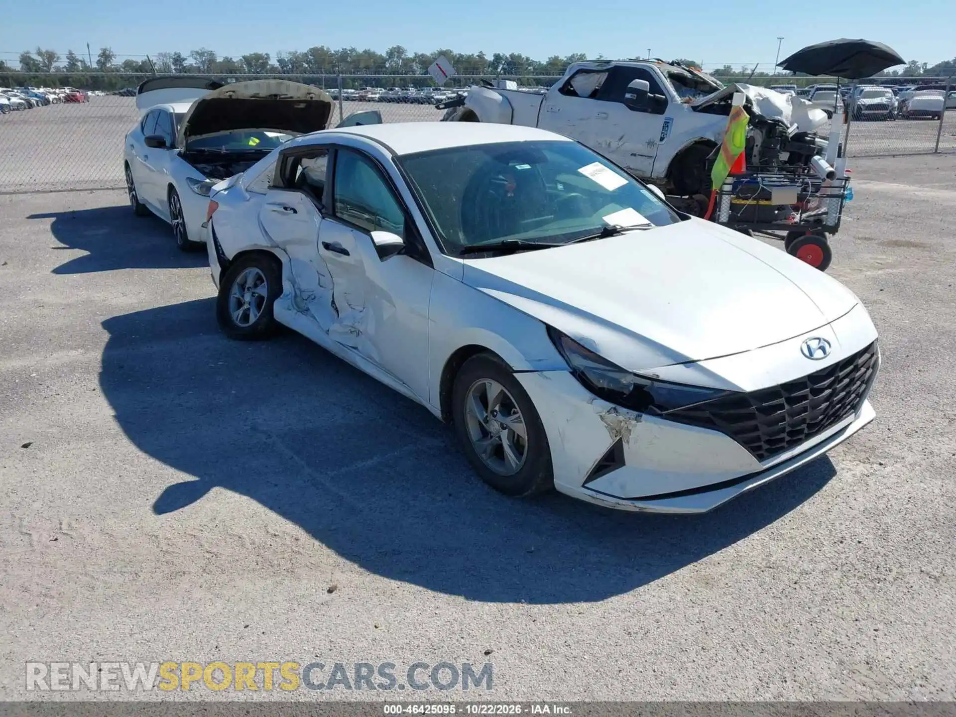 1 fotografías del automóvil dañado 5NPLL4AG5MH037531 HYUNDAI ELANTRA 2021