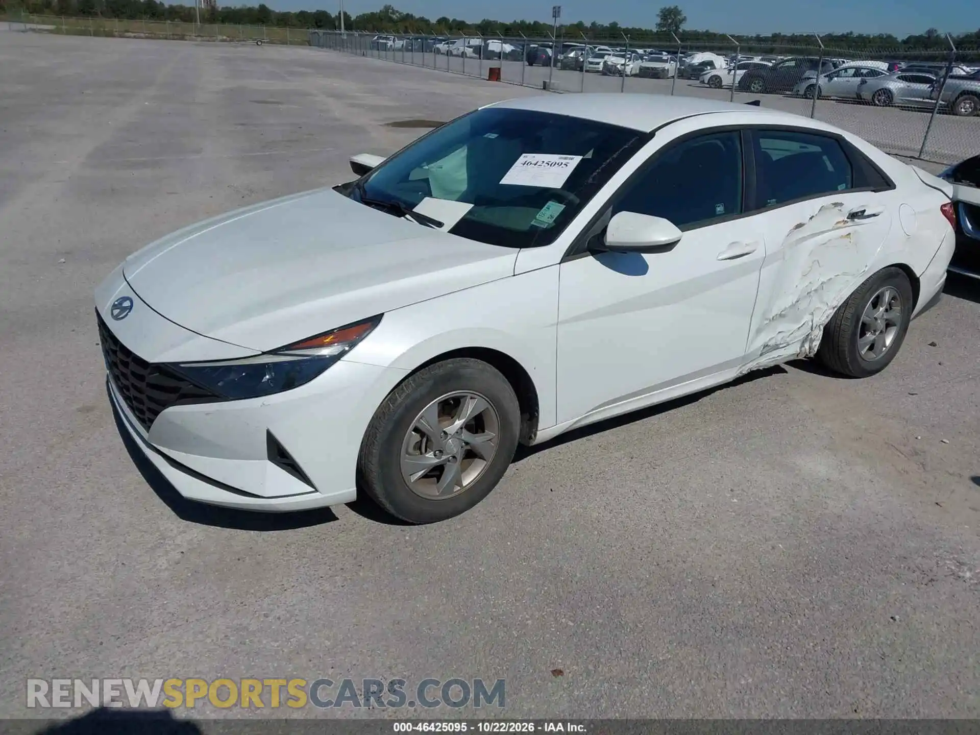 2 fotografías del automóvil dañado 5NPLL4AG5MH037531 HYUNDAI ELANTRA 2021