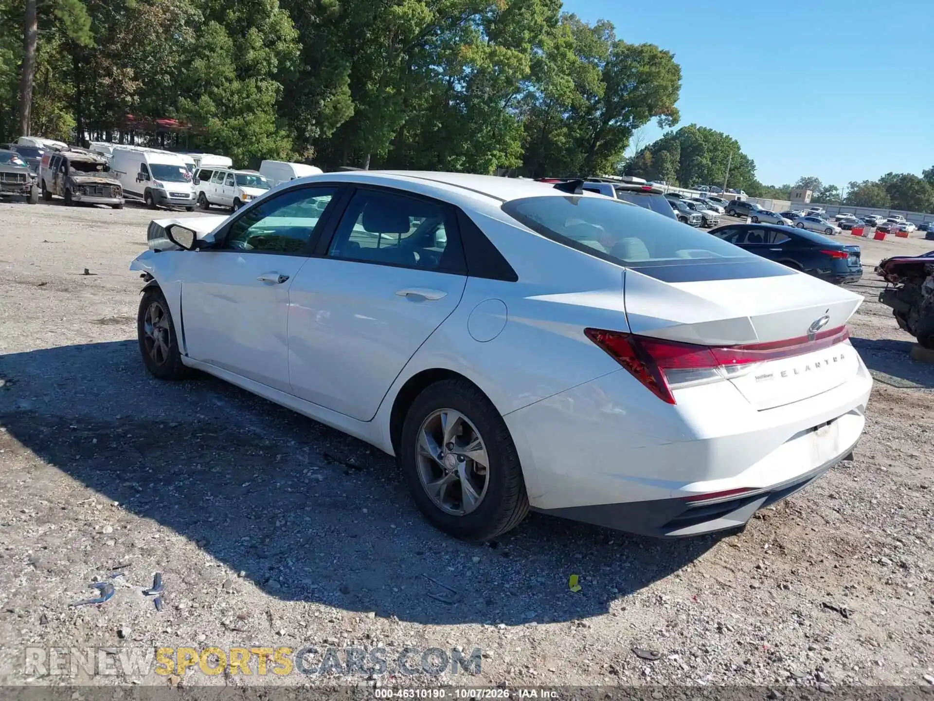 3 Фотография поврежденного автомобиля 5NPLL4AG5MH041658 HYUNDAI ELANTRA 2021