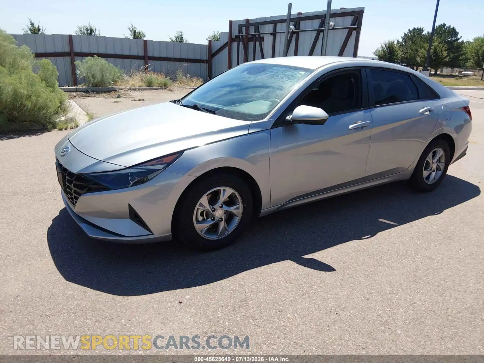 2 Photograph of a damaged car 5NPLL4AG5MH044057 HYUNDAI ELANTRA 2021