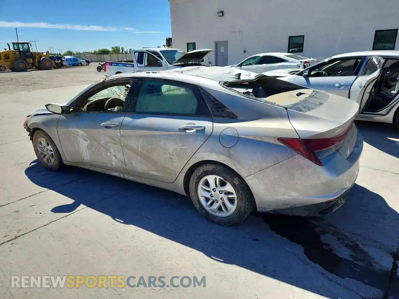 2 Photograph of a damaged car 5NPLL4AG5MH046861 HYUNDAI ELANTRA 2021