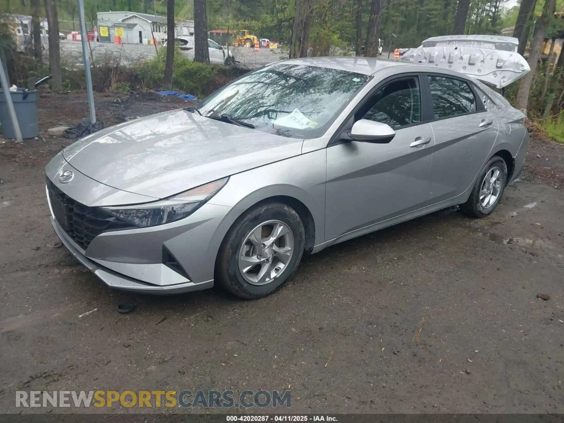 2 Photograph of a damaged car 5NPLL4AG6MH011066 HYUNDAI ELANTRA 2021
