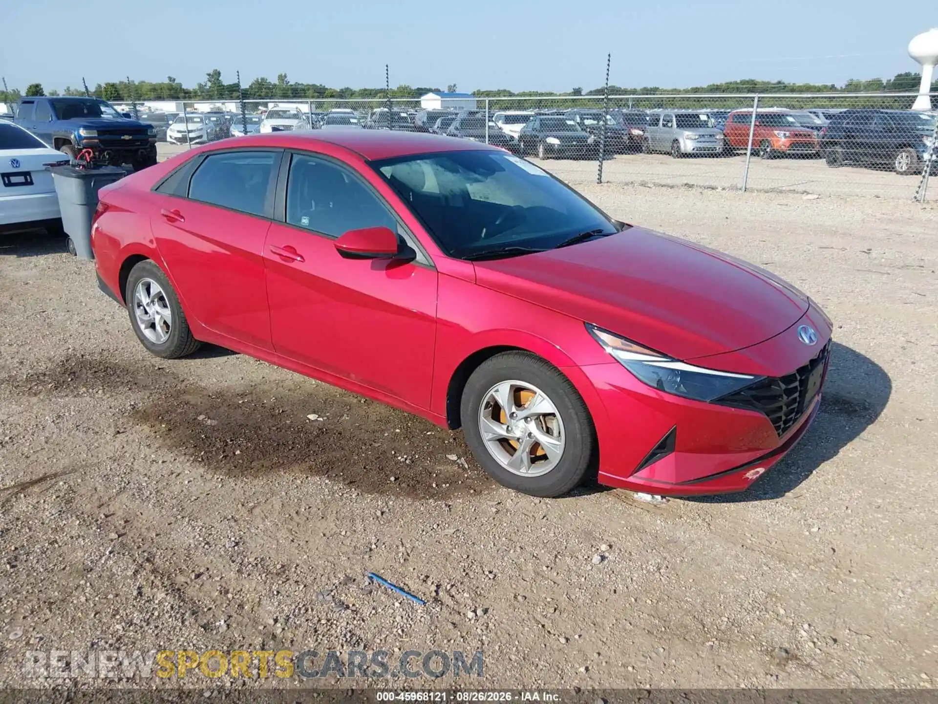 1 Photograph of a damaged car 5NPLL4AG6MH013965 HYUNDAI ELANTRA 2021