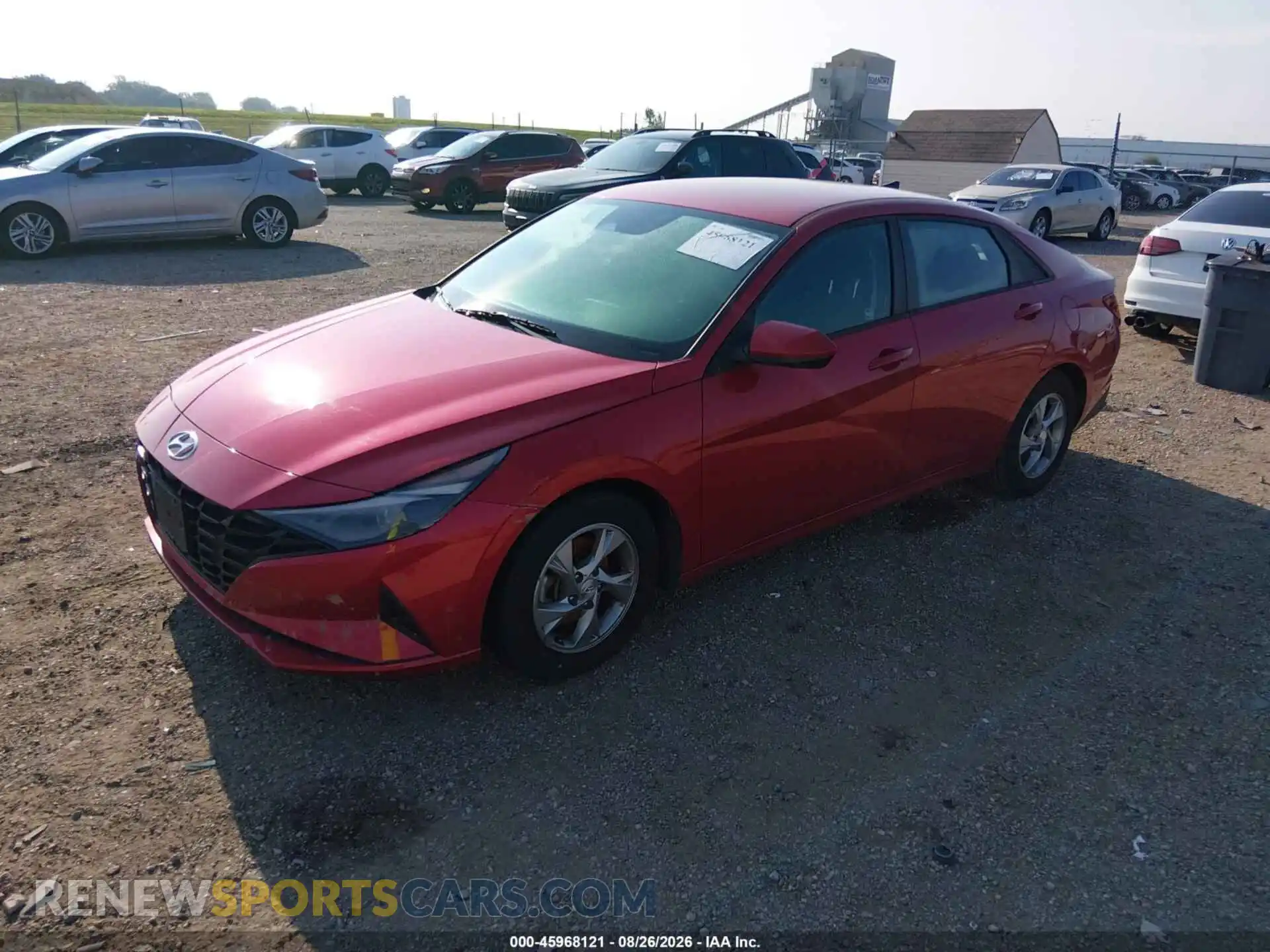 2 Photograph of a damaged car 5NPLL4AG6MH013965 HYUNDAI ELANTRA 2021