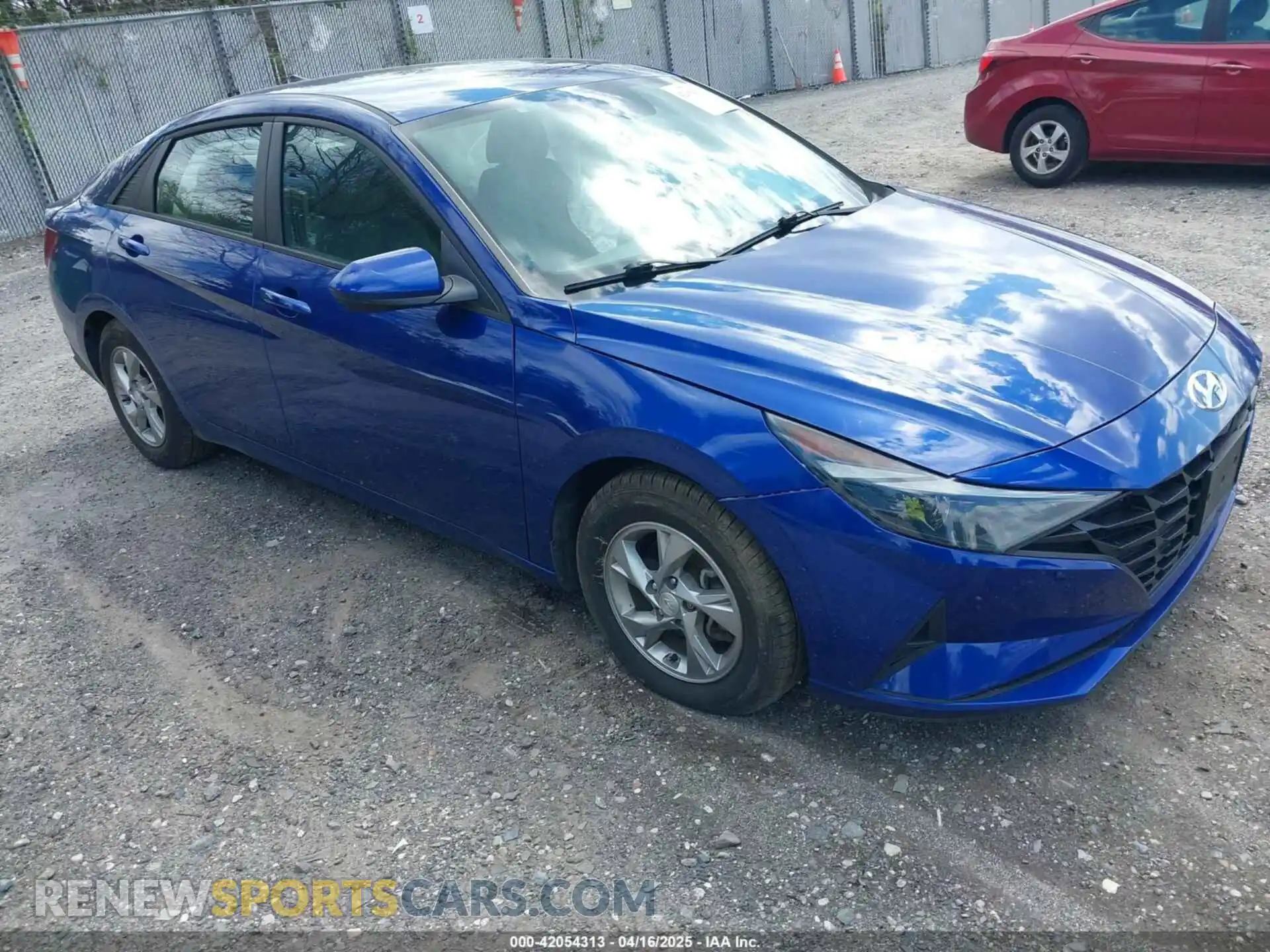 1 Photograph of a damaged car 5NPLL4AG6MH016493 HYUNDAI ELANTRA 2021